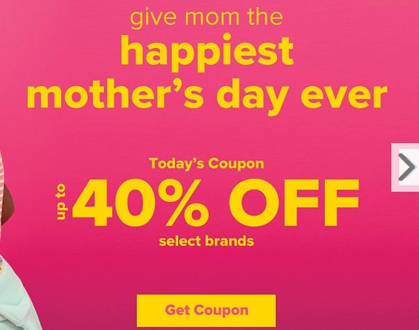 Belk 40% OFF Mothers Day Coupons