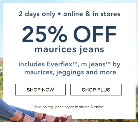 25% OFF Maurices Jeans, Everdlex, m jeans by maurices, jeggings