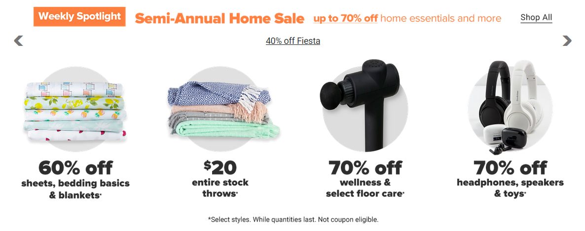 Belk Up To 70% OFF Home Essentials at Semi-Annual Home Sale